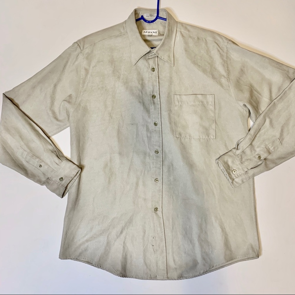 Alfani Button Down Casual Shirt